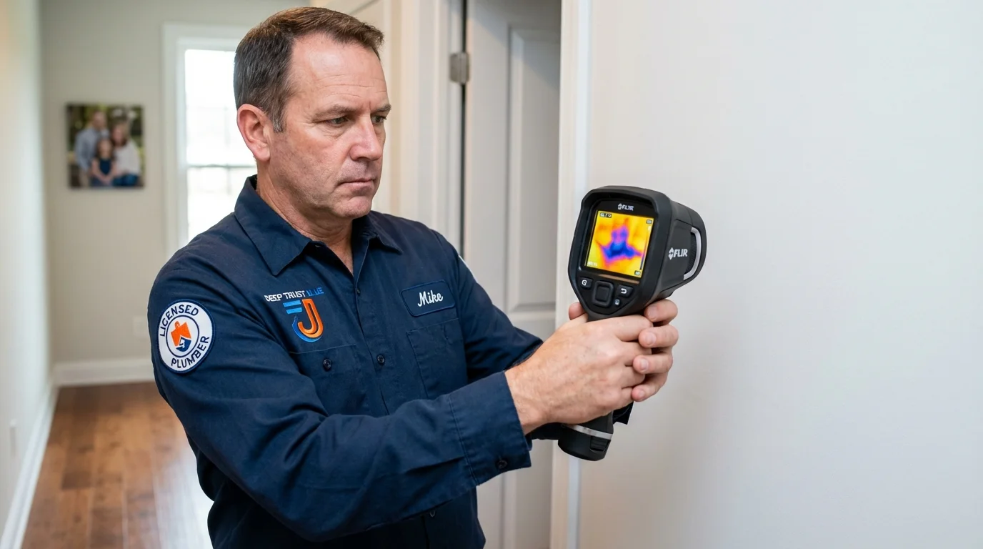 Thermal imaging leak detection by Johns Plumbing LLC in Ringling